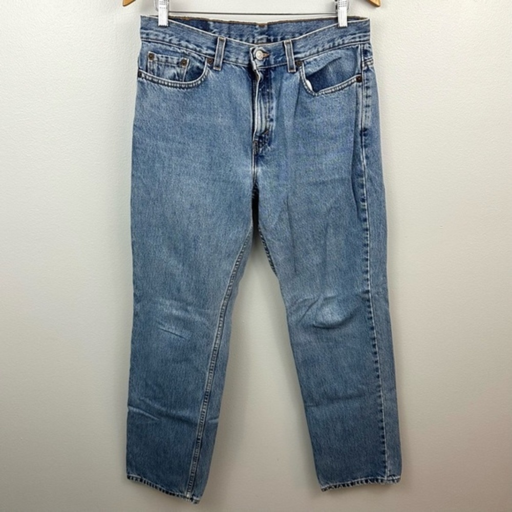 Levi's Vintage 505 Straight Leg Denim Jeans Size 12 Casual Comfy Y2K